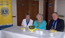 Vice President Sandra Lee with the Mayor at the Senior Citizens Party 2009